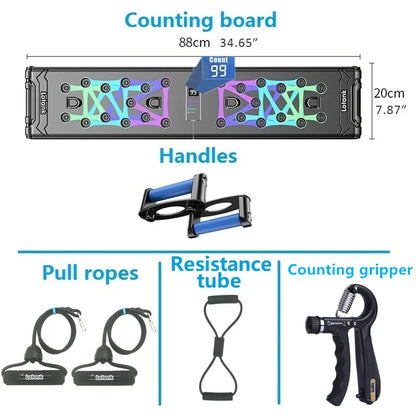 Counting Folding Push up Board Multifunctional Exercise Table Abdominal Muscle Enhancement Gym Sports Portable Fitness Equipment