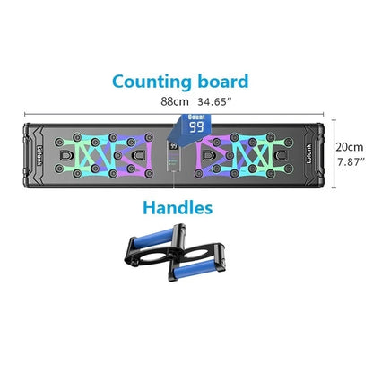 Counting Folding Push up Board Multifunctional Exercise Table Abdominal Muscle Enhancement Gym Sports Portable Fitness Equipment