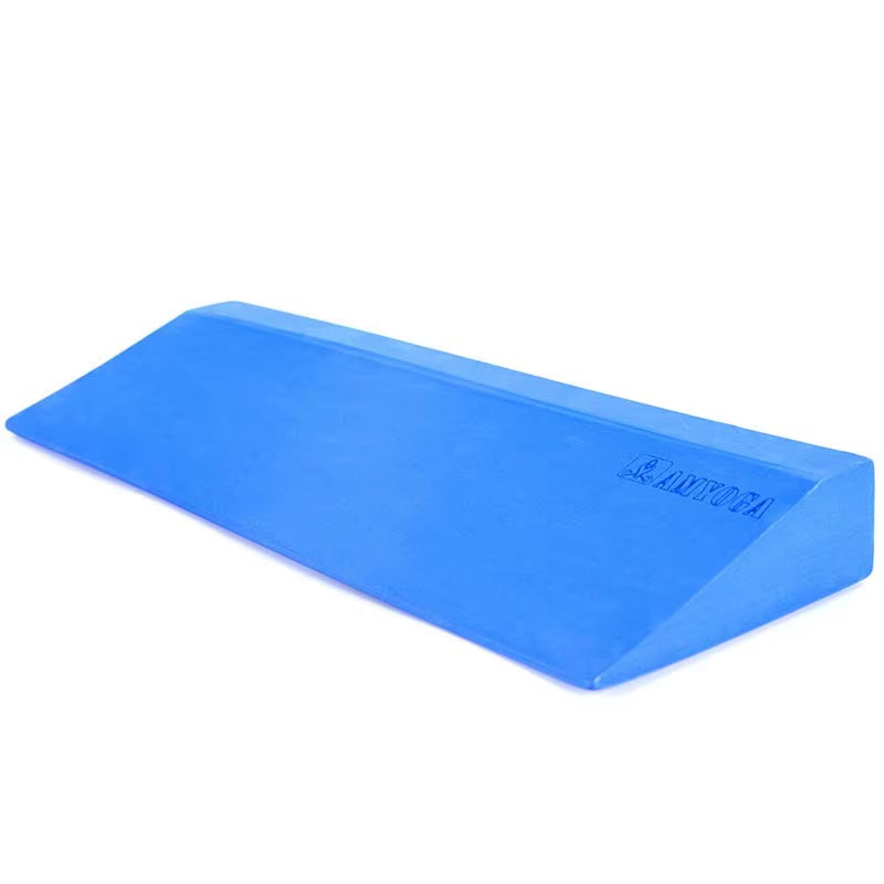 Eva Bamboo Yoga Slanting Board Sloping Plate Block Exercise Pilates Beginner Aid Tool